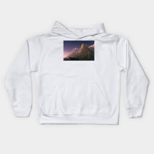 Prometheus Bound by Thomas Cole Kids Hoodie